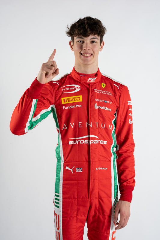 2023 Oliver Bearman Ferrari F1 Racing Suit Red