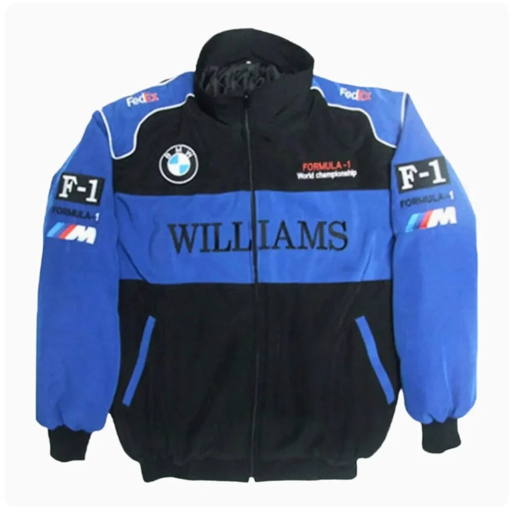 F1 BMW Williams F1 Vintage Sublimation Printed Jacket