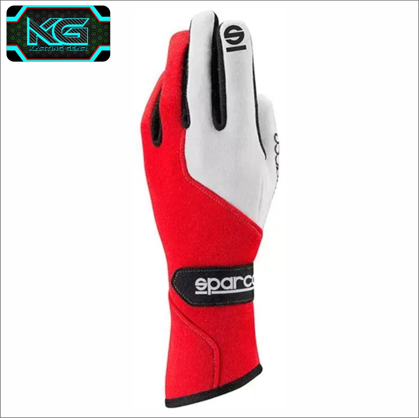 SPARCO Force RG-5 Red and White Racing Gloves