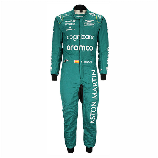 2023 Fernando Alonso Team Aston Martin F1 Racing Suit
