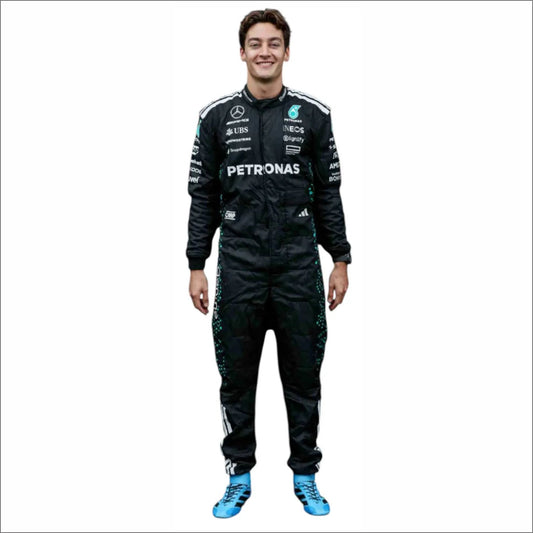 2025 George Russell Mercedes AMG Petronas F1 Racing Suit