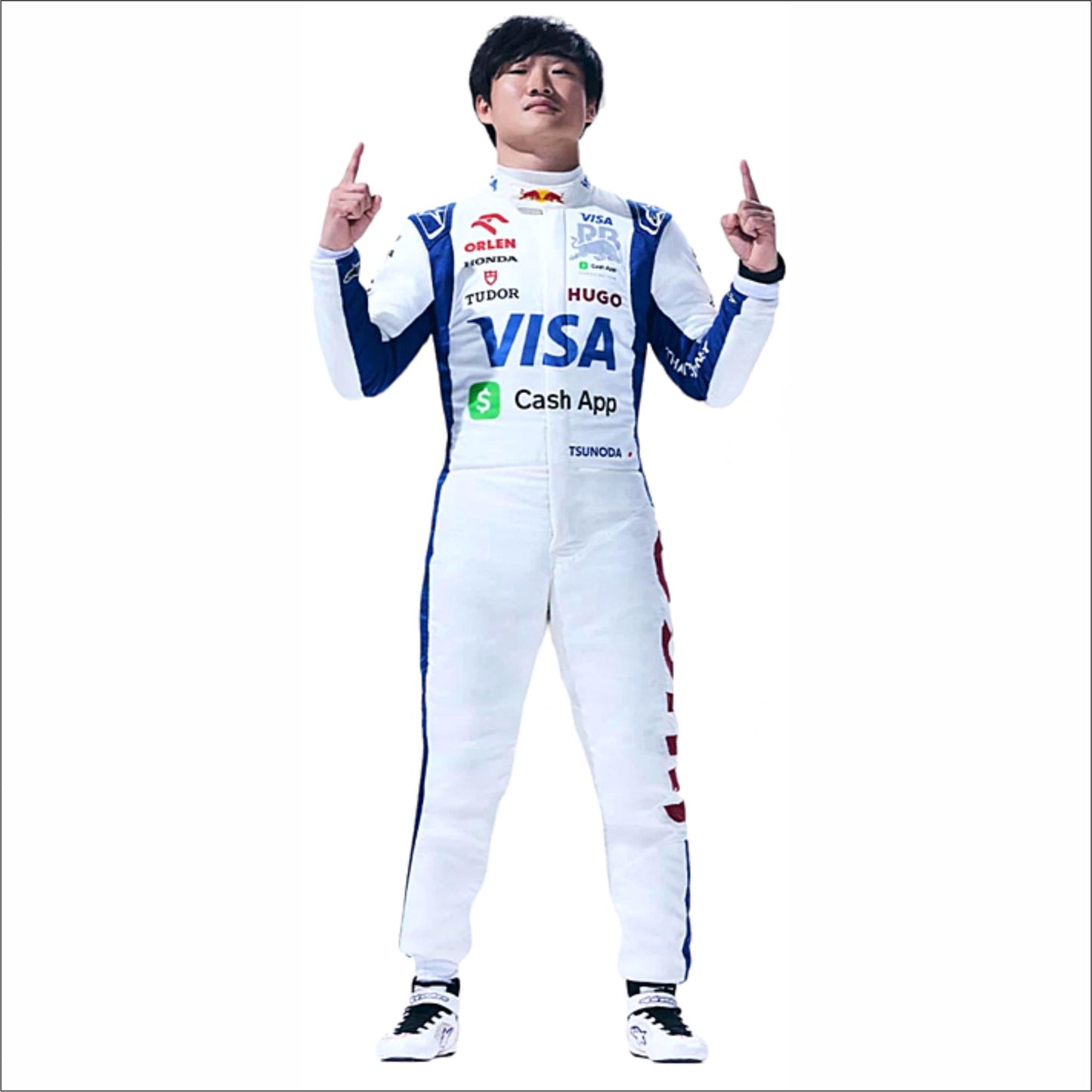 2024 Yuki Tsunoda Team RB Visa Cash App F1 Racing Suit
