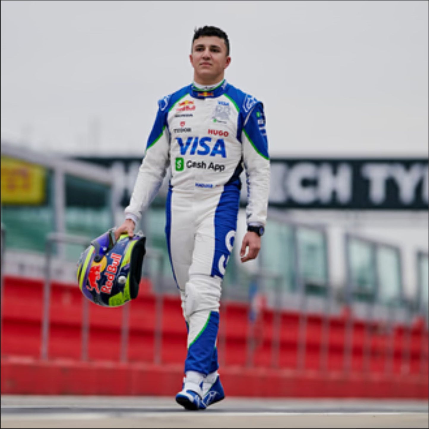 2025 Isack Hadjar Visa Cash App F1 Racing Suit