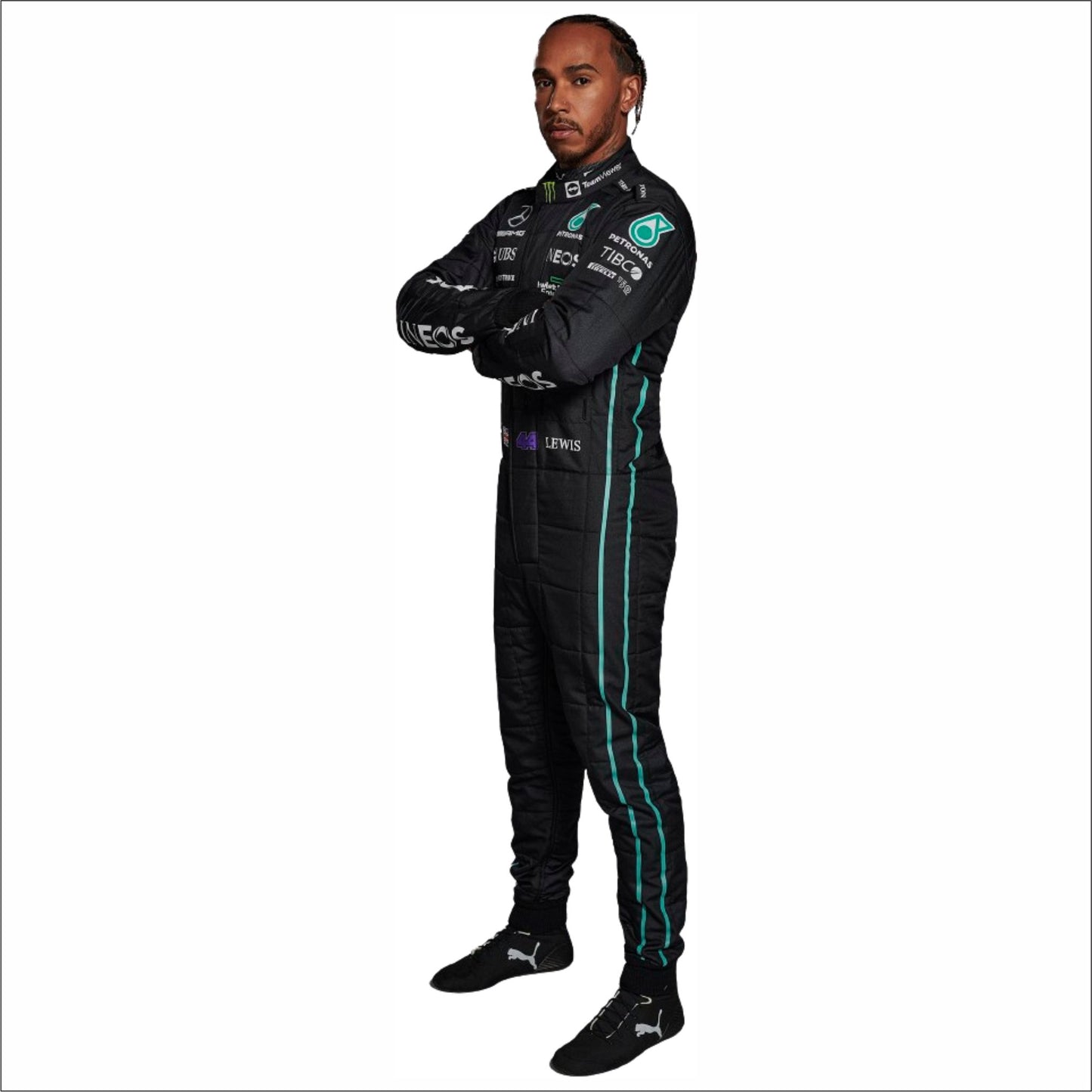 2022 Lewis Hamilton Mercedes AMG F1 Racing Suit