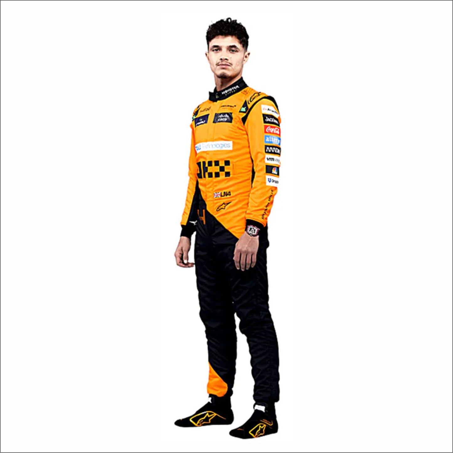 2024 Lando Norris Team McLaren F1 Racing Suit
