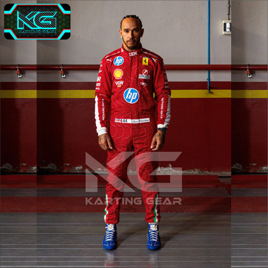 Puma for Scuderia Ferrari HP Lewis Hamilton Monza 2025 racing suit
