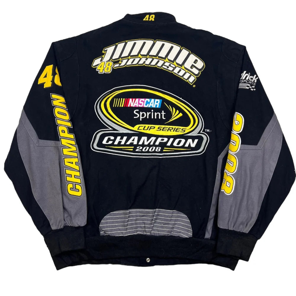 Nascar Black '2006 Champion F1 Vintage Sublimation printed Jacket