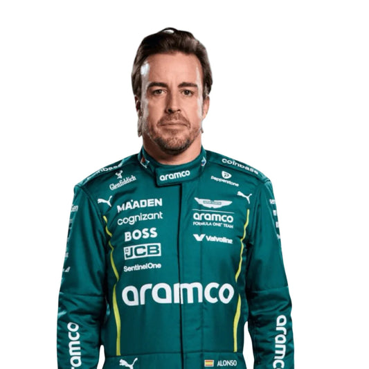 2025 Fernando Alonso Team Aston Martin F1 Racing Suit