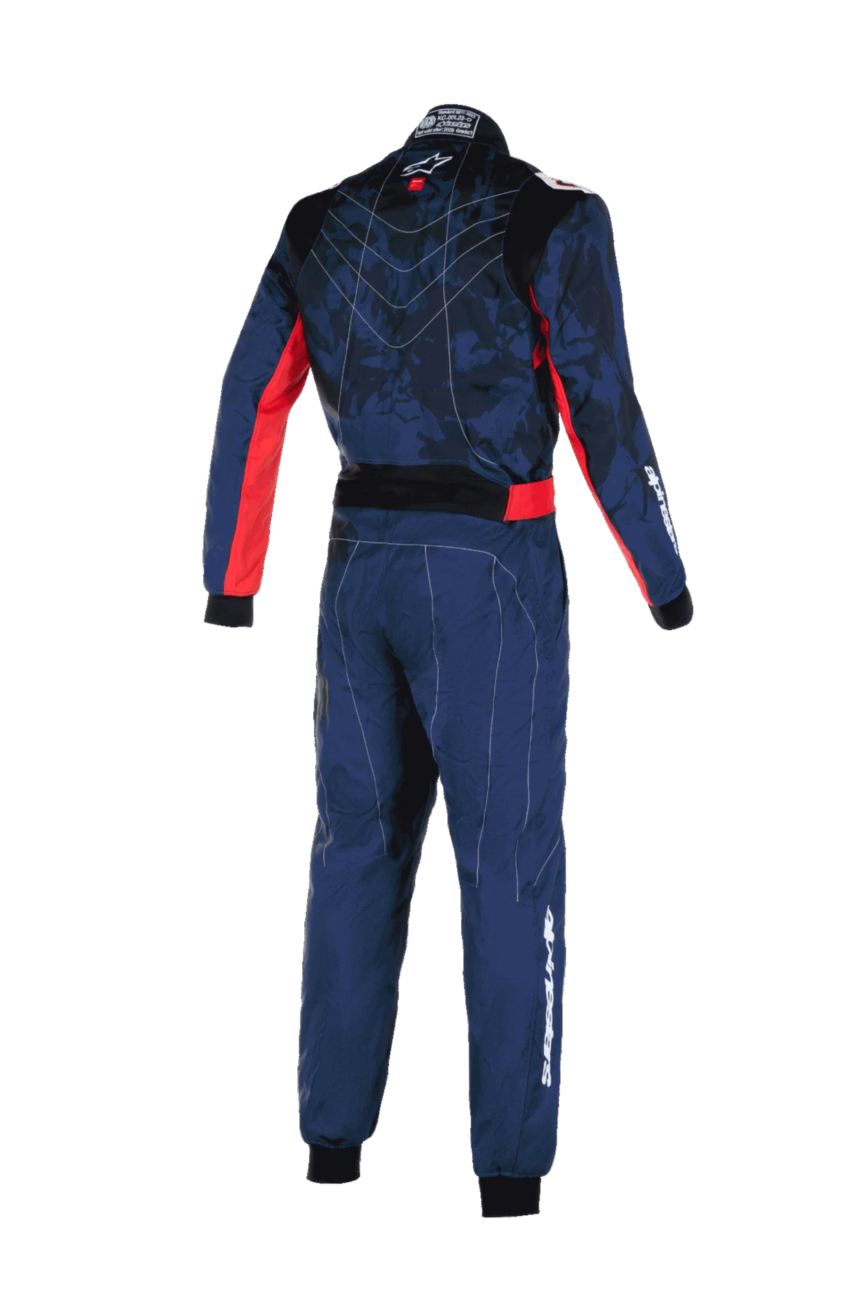 KMX-9 V3 Graphic Kart Race Suit Blue & Gray