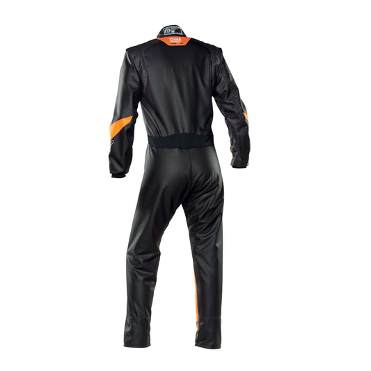 OMP KS-2 Art MY2021 Kart Racing Suit Orange & Black