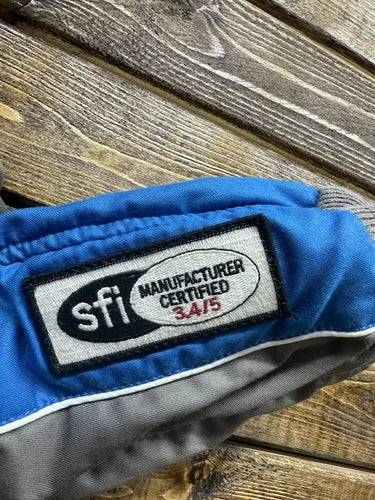 Simpson SFI Nomex Fire Proof Suit 3.2A/5 Gray & Blue