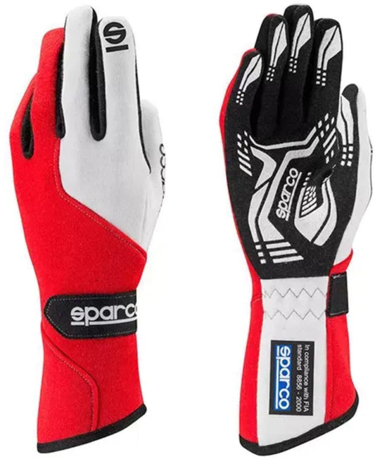 SPARCO Force RG-5 Red and White Racing Gloves