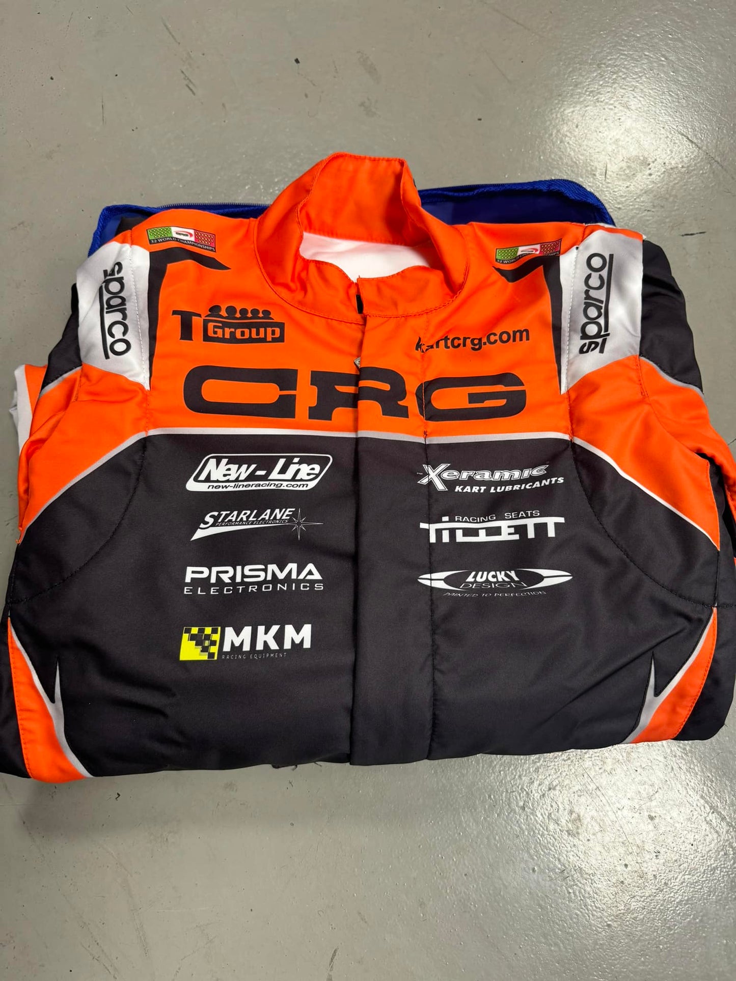 2025 CRG Sparco Kart Racing Suit
