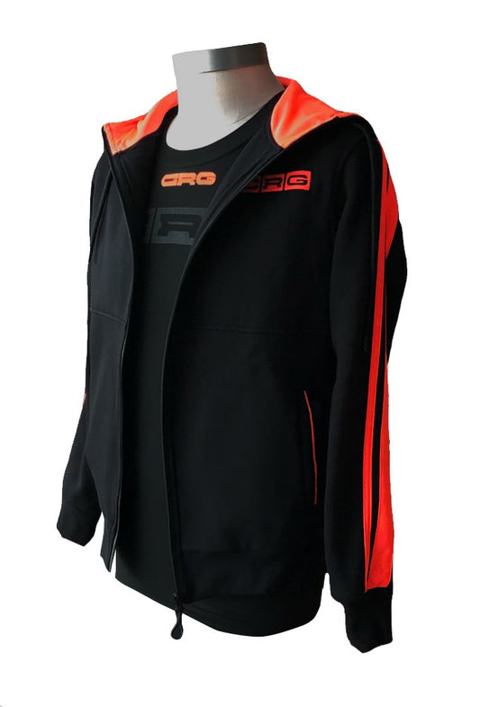 CRG Soft Shell Jacket Black & Orange