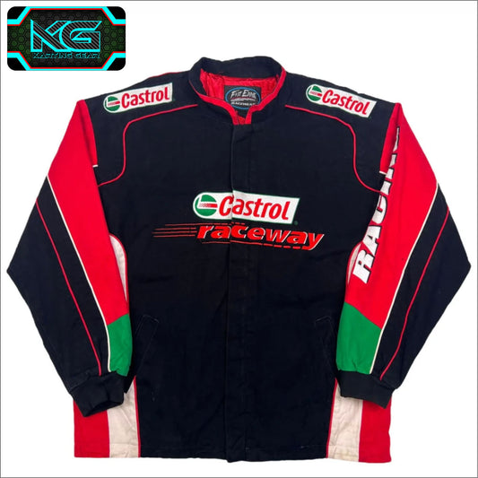 Nascar Castrol F1 Vintage Sublimation printed Jacket