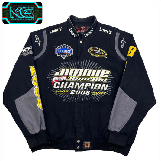 Nascar Black '2006 Champion F1 Vintage Sublimation printed Jacket