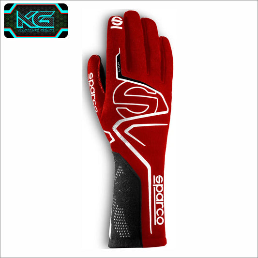 Sparco Force RG-5 Red and White Racing Gloves