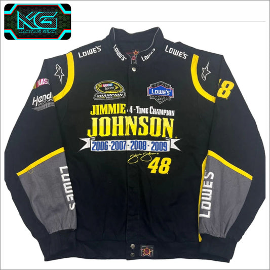 Nascar Jimmie Johnson F1 Vintage Sublimation printed Jacket
