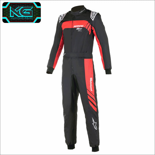 KMX-9 V3 Graphic Kart Race Suit Green & Red
