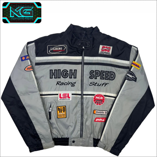 High Speed F1 Vintage Sublimation printed Jacket