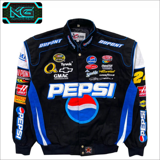 Pepsi Nascar F1 Vintage Sublimation Printed Jacket