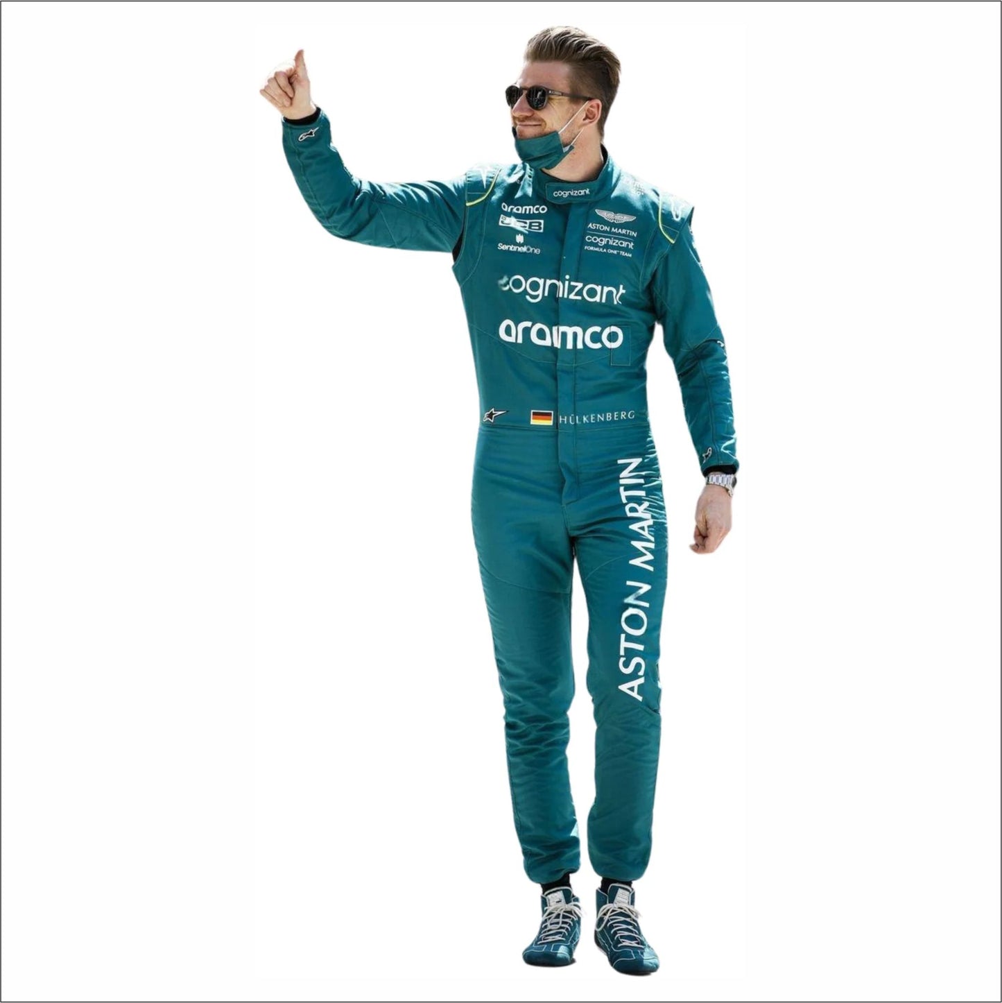 2022 Nico Hulkenberg Saudi Arabian GP F1 Racing Suit