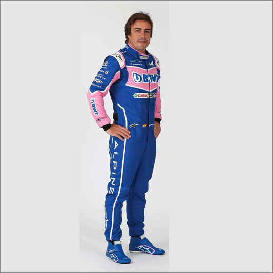 2022 Fernando Alonso Team Alpine BWT F1 Racing Suit