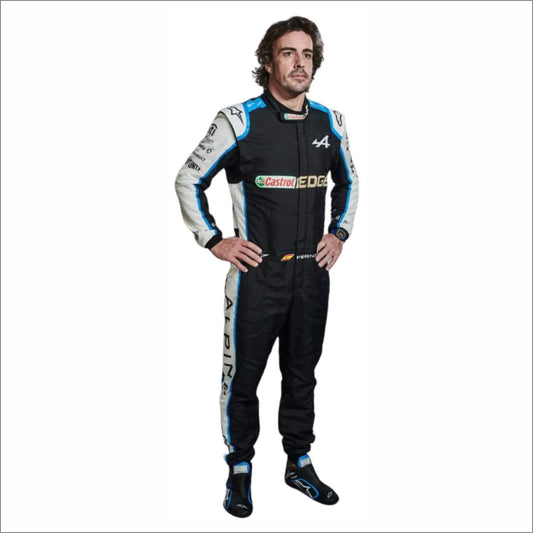 2021 Fernando Alonso Team Alpine Castrol EDGE F1 Racing Suit