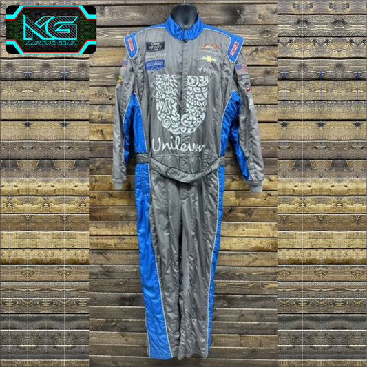 Simpson SFI Nomex Fire Proof Suit 3.2A/5 Gray & Blue