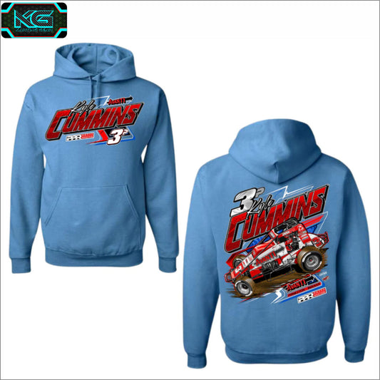 2025 Gripped Up Columbia Blue Hoodie