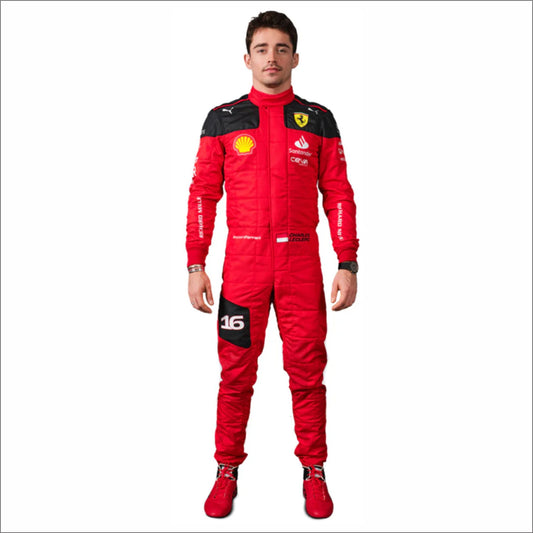 2023 Charles Leclerc Team Ferrari F1 Racing Suit