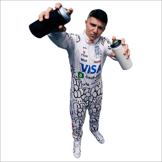 2025 Isack Hadjar France Visa Cash App F1 Racing Suit
