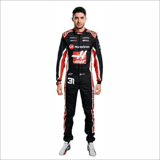 2025 Esteban Ocon Team Haas F1 Racing Suit