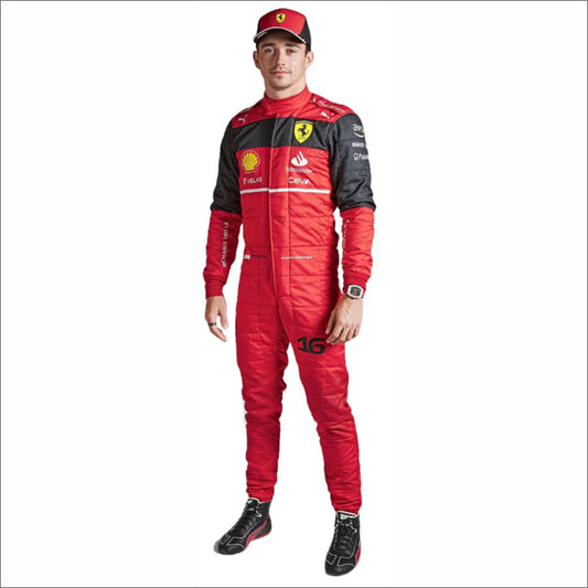 2022 Charles Leclerc Team Ferrari F1 Racing Suit