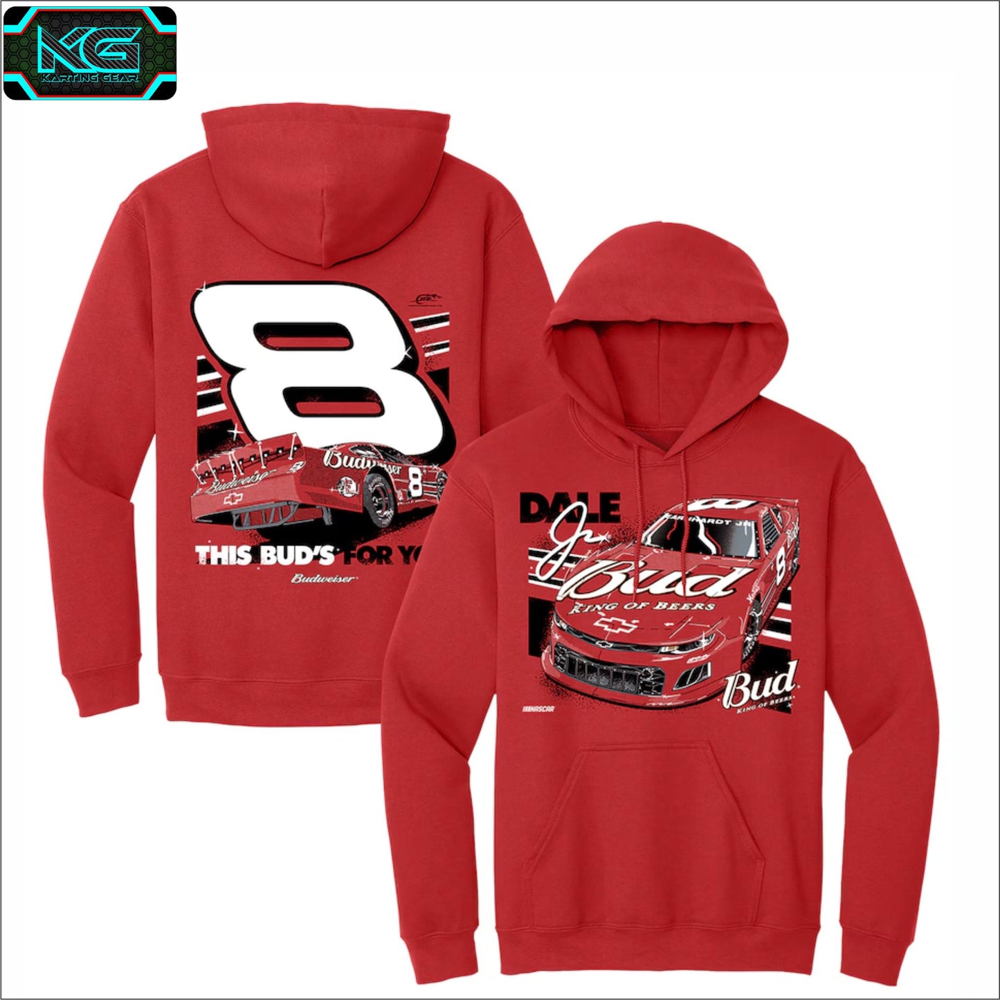 Sprint Car Pullover Hoodie Red