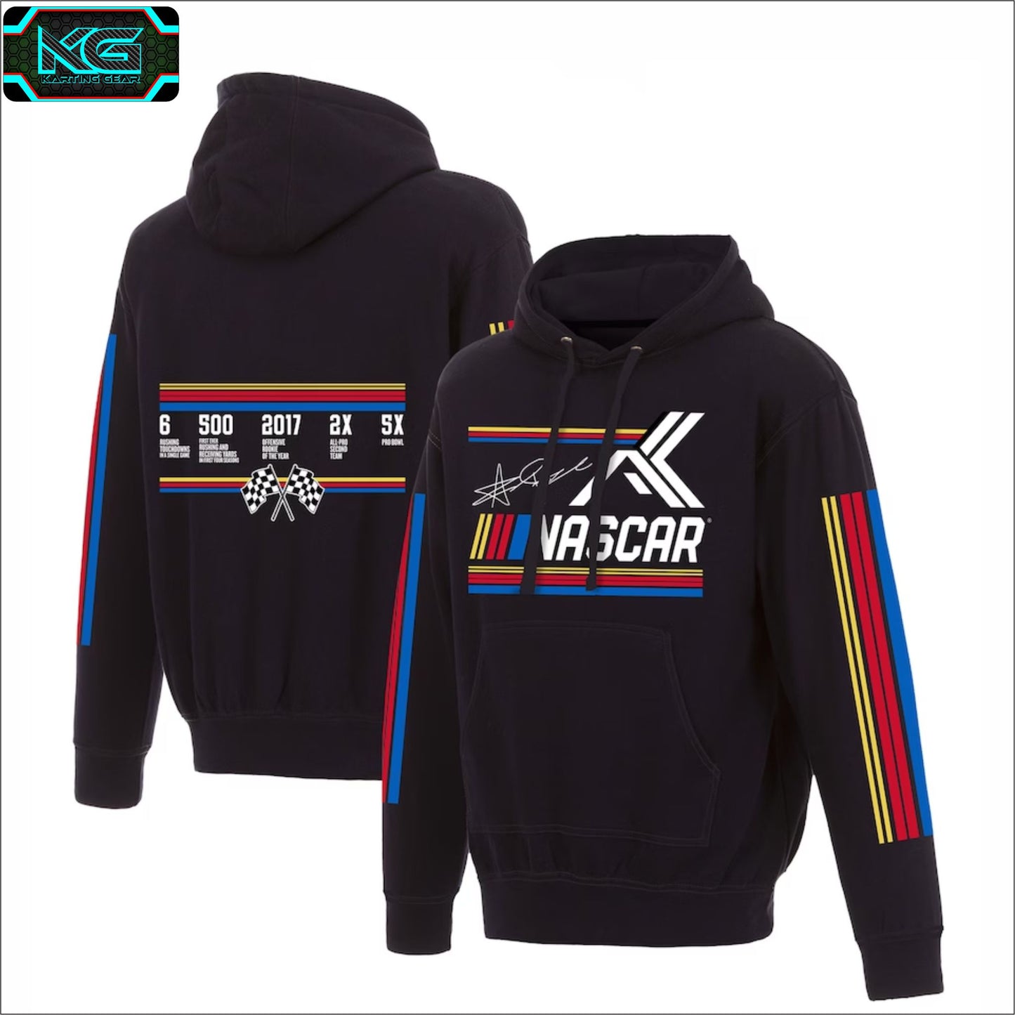 NASCAR Pullover Hoodie Black