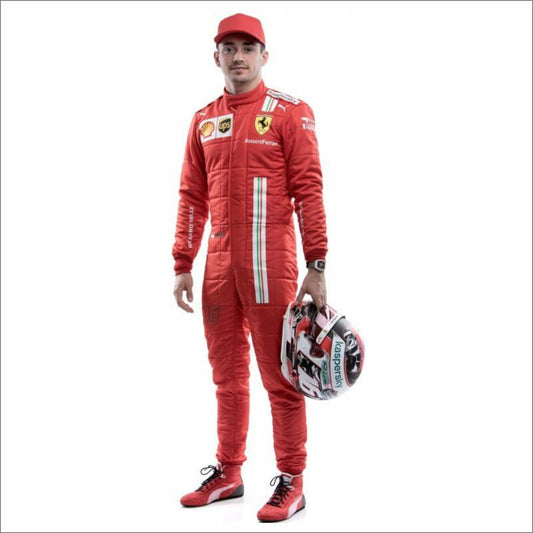 2021 Charles Leclerc Mission Ferrari Team F1 Racing Suit