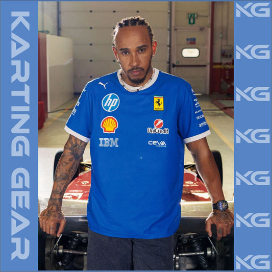 Puma Scuderia Ferrari Monza 2025 Special Edition Lewis Hamilton Replica T-shirt