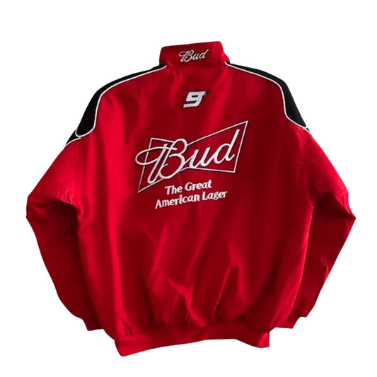 Budweiser Black F1 Vintage Sublimation printed Jacket