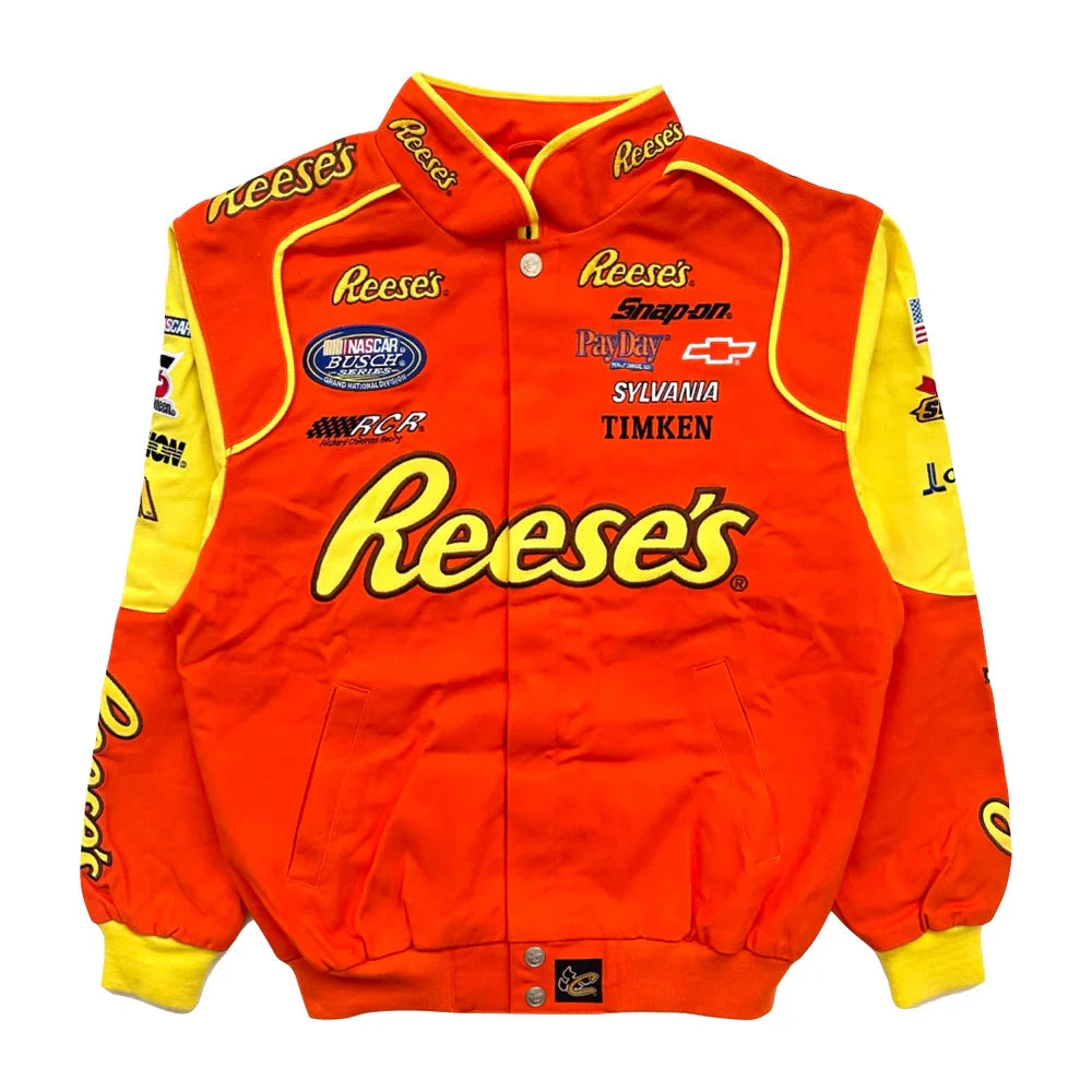 Reese’s Nascar F1 Vintage Sublimation printed Jacket