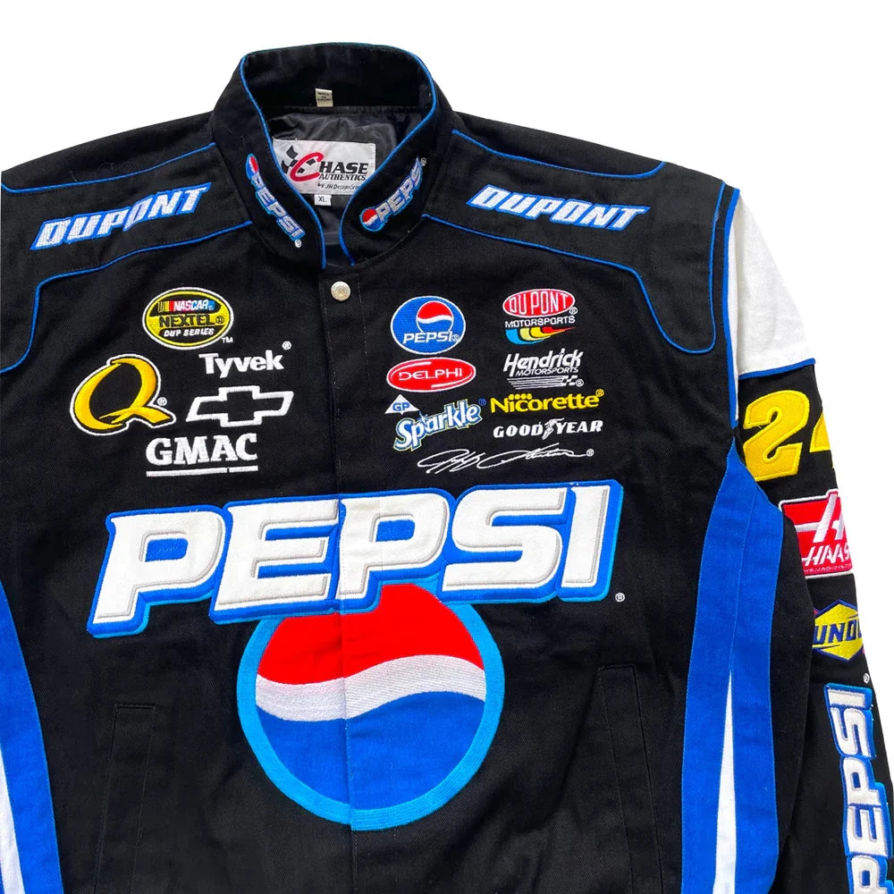 Pepsi Nascar F1 Vintage Sublimation Printed Jacket