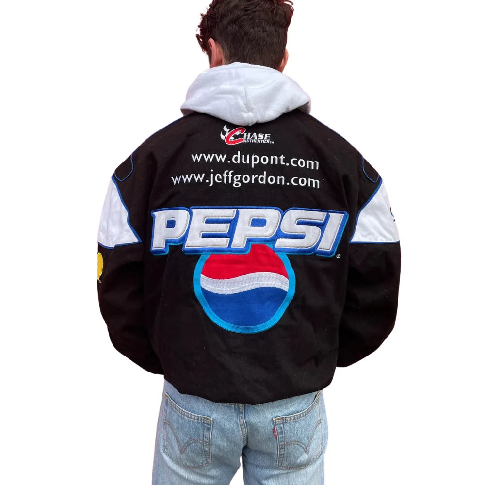 Pepsi Nascar F1 Vintage Sublimation Printed Jacket