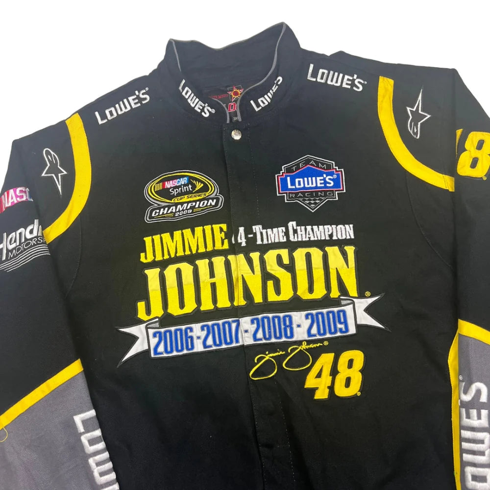 Nascar Jimmie Johnson F1 Vintage Sublimation printed Jacket
