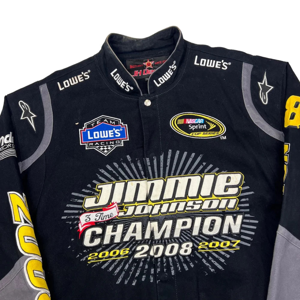 Nascar Black '2006 Champion F1 Vintage Sublimation printed Jacket