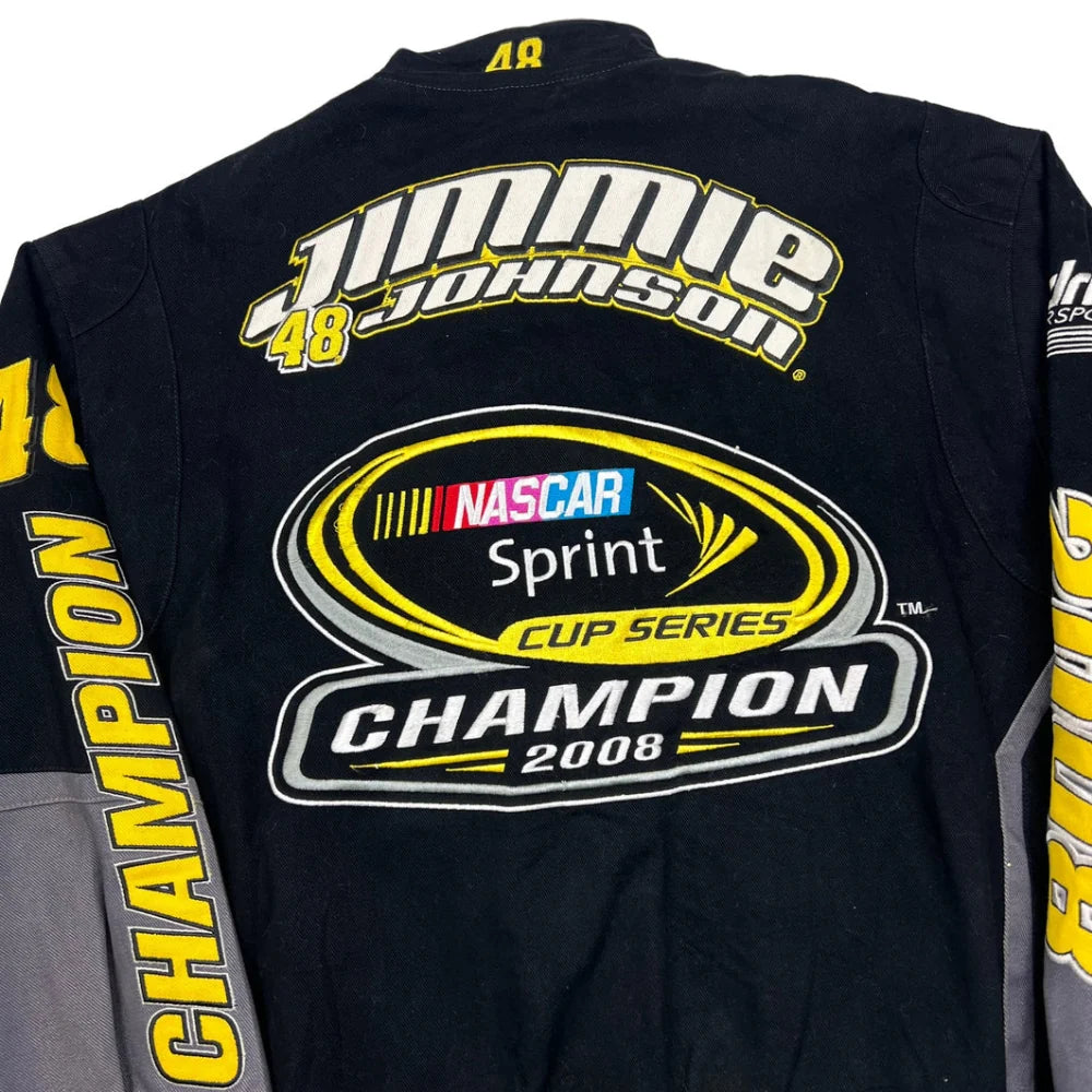 Nascar Black '2006 Champion F1 Vintage Sublimation printed Jacket