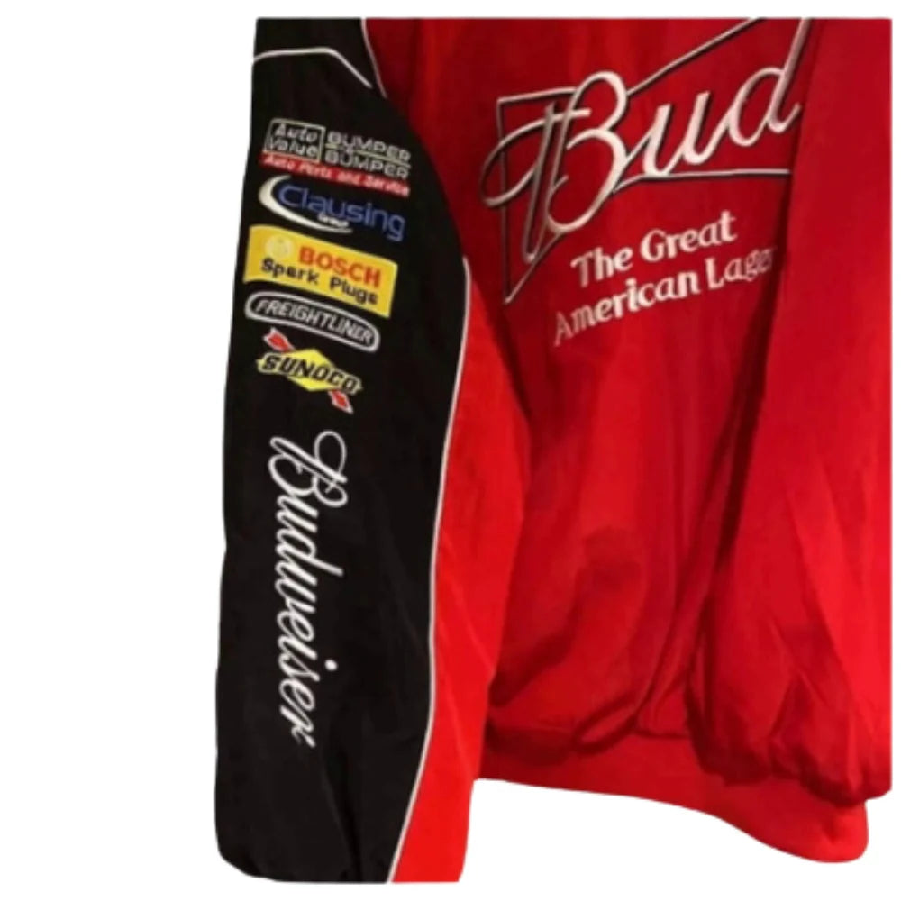 Budweiser Black F1 Vintage Sublimation printed Jacket
