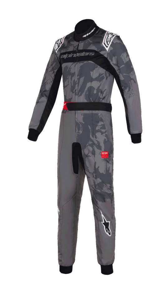 KMX-9 V3 Graphic Kart Race Suit Blue & Gray