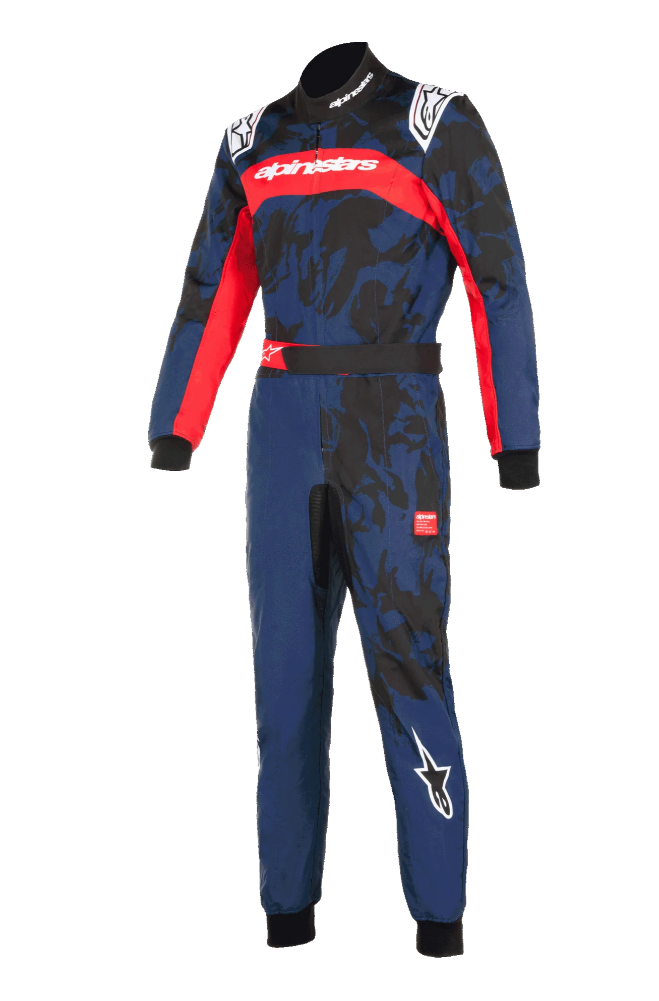 KMX-9 V3 Graphic Kart Race Suit Blue & Gray