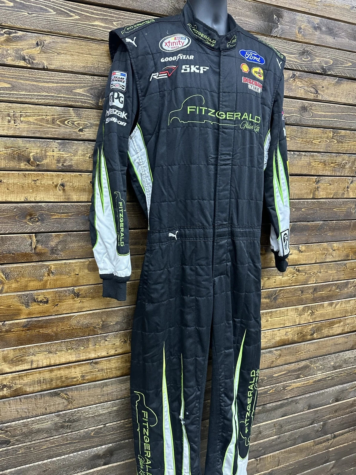 Puma SFI Nomex Fire Proof Suit 3.2A/5 Black & White