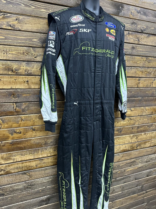 Puma SFI Nomex Fire Proof Suit 3.2A/5 Black & White